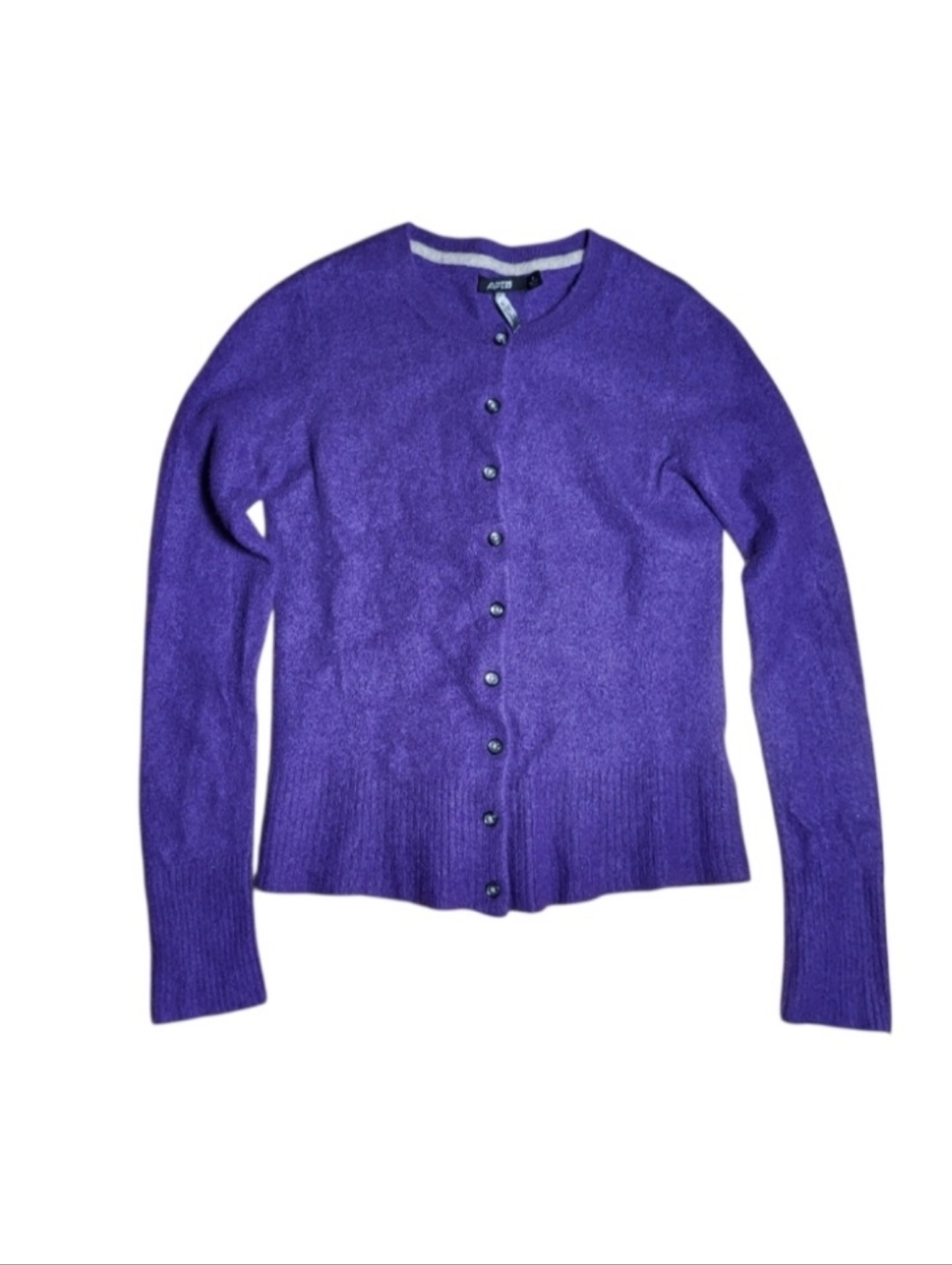 Apt 9 Women's Purple Cashmere Cardigan - S